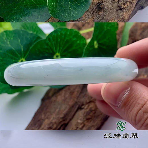 派瑞翡翠 翡翠手镯 糯种 绿色 飘花 商品图2