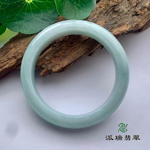 派瑞翡翠 翡翠手镯 糯种 绿色 飘花 商品图1
