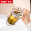 Debo德铂-斯托尔 朗格克 拉文德玻璃杯 高硼硅玻璃 双层加厚 隔热不烫手 办公、家用、健身、旅行 随时畅饮 商品缩略图7