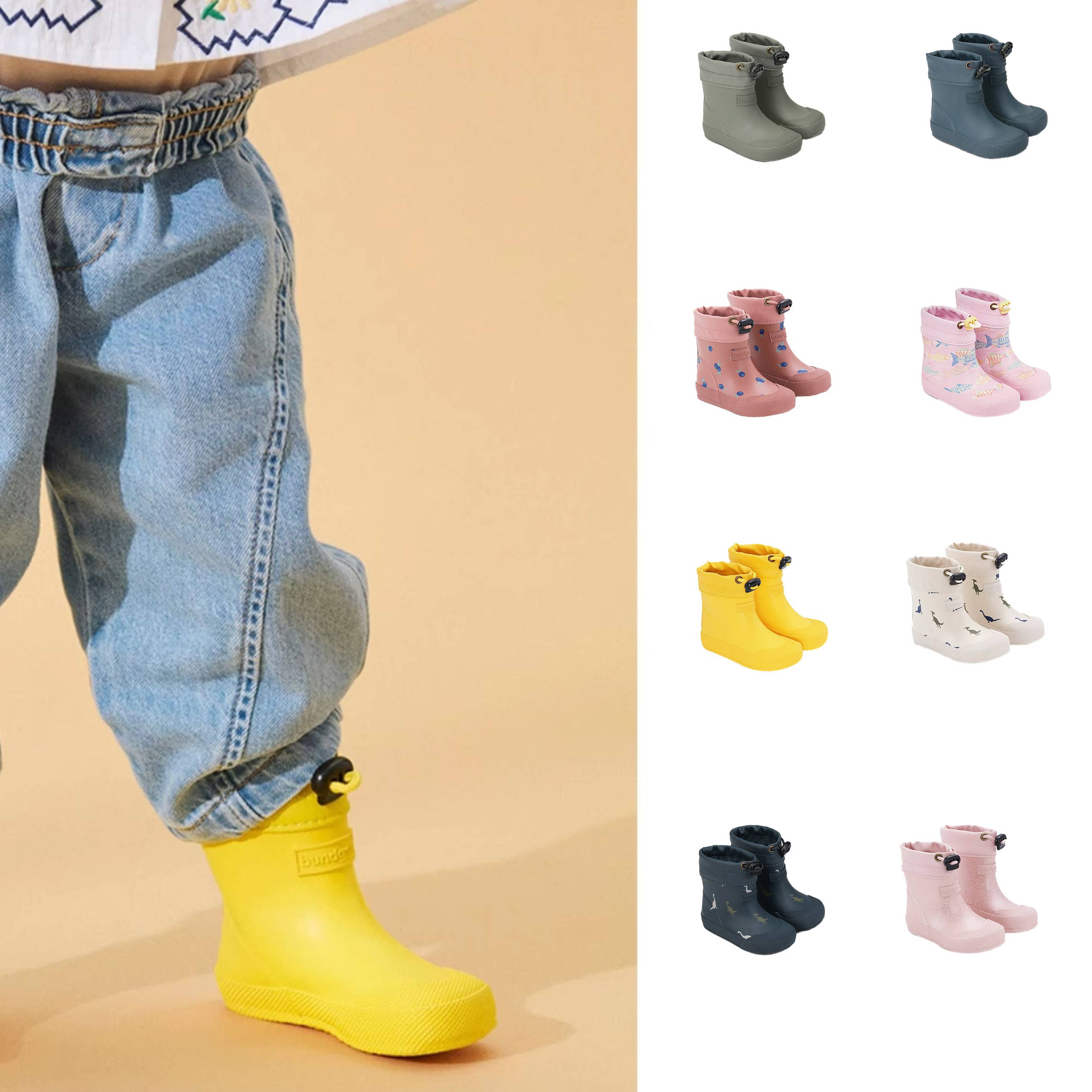 25AW Bundgaard Cover防滑雨靴幼小童1-3岁 幼儿园防水超轻雨鞋