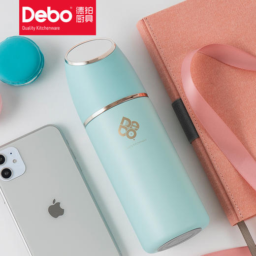 Debo德铂-绣丽真空保温杯300ml 316不锈钢健康耐用 强效保温 创新专利 商品图6