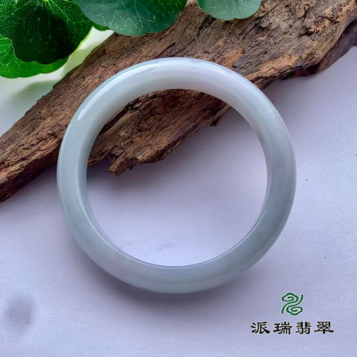 派瑞翡翠 翡翠手镯 糯种 绿色 飘花 商品图1