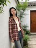 活动爆款【自营】衣周期～082红格连帽衬衫外套（不含吊带）-喜出 商品缩略图1