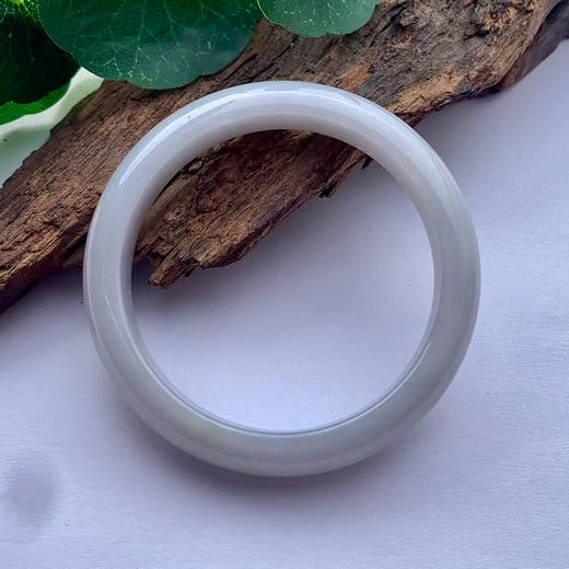 派瑞翡翠 翡翠手镯 糯种 绿色 飘花 商品图1