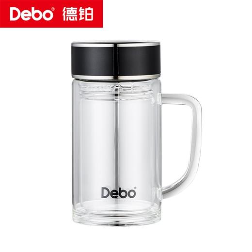 Debo德铂-斯托尔 朗格克 拉文德玻璃杯 高硼硅玻璃 双层加厚 隔热不烫手 办公、家用、健身、旅行 随时畅饮 商品图8