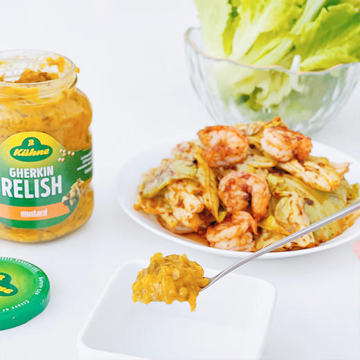 德国进口冠利酸甜I 芥末青瓜蓉汉堡酱350g/瓶 复合调味料 商品图3