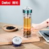 Debo德铂-金斯利温显玻璃钛杯320ml 创新专利钛金属杯盖+双层加厚高硼硅抑菌搭档 饮在安心 商品缩略图2