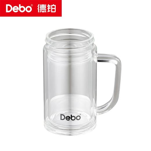 Debo德铂-斯托尔 朗格克 拉文德玻璃杯 高硼硅玻璃 双层加厚 隔热不烫手 办公、家用、健身、旅行 随时畅饮 商品图9