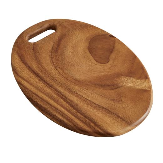 【多样屋专柜】胡桃木整木料理砧板菜板--把手款小号 30*20*2CM 商品图4