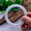 派瑞翡翠 翡翠手镯 糯种 白色 商品缩略图2