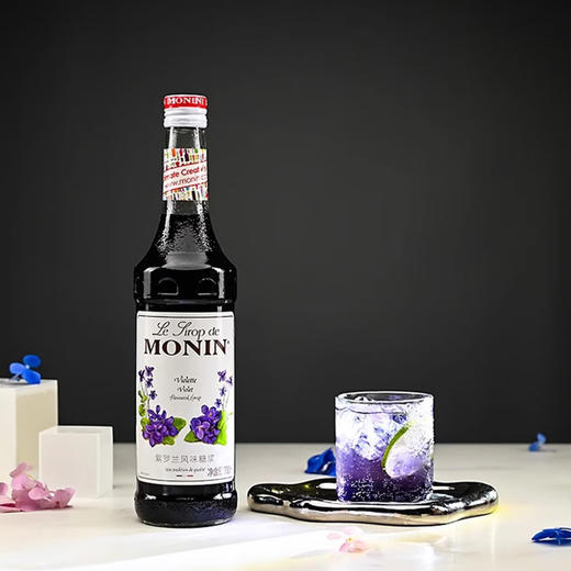 MONIN 莫林紫罗兰风味糖浆 700ml/瓶 咖啡调酒伴侣鸡尾酒 商品图2