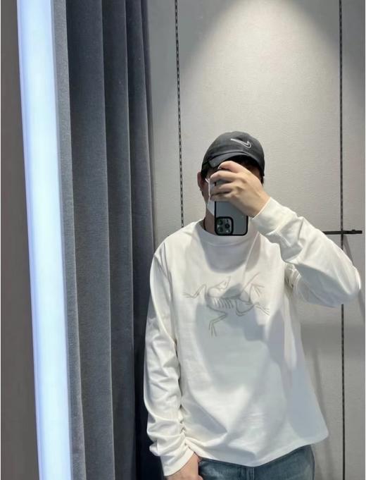 SZN男女同款印花Logo长袖圆领T恤 商品图4