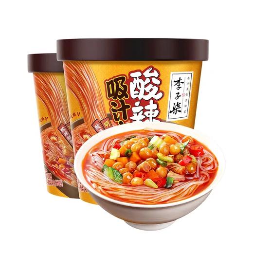 【李子柒】酸辣粉 140g 桶装 | 免煮冲泡·5分钟即食 | 6种配菜·料足丰盛 | 酸辣够劲·解馋神器 | 上班午餐·加班宵夜·懒得做饭首选 商品图2