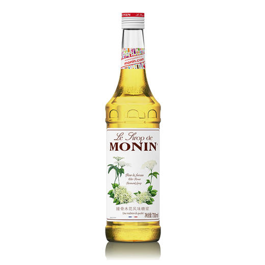 莫林 接骨木花风味糖浆 700ml/瓶 咖啡奶茶饮料伴侣调酒鸡尾酒 商品图0