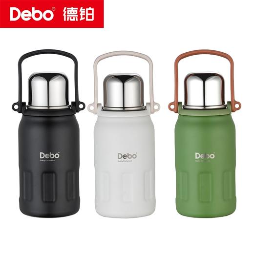 Debo德铂-钛享真空保温杯900ml 316不锈钢材质 大容量随享保温杯（配杯带） 商品图11