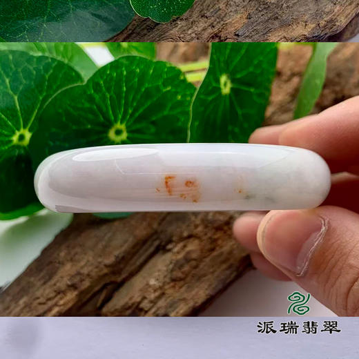 派瑞翡翠 翡翠手镯 糯种 飘花 商品图2