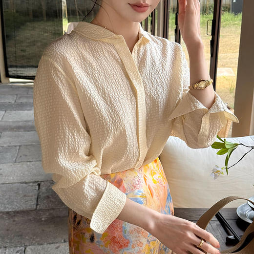 【预售7天】良木礼桑蚕丝衬衫（3165） 商品图3