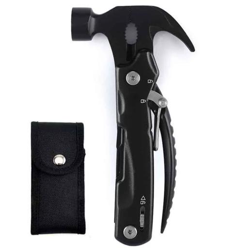 【京东热卖款】户外便携 全钢13合1多功能 羊角锤 钳子 锯子 主刀 等 商品图10