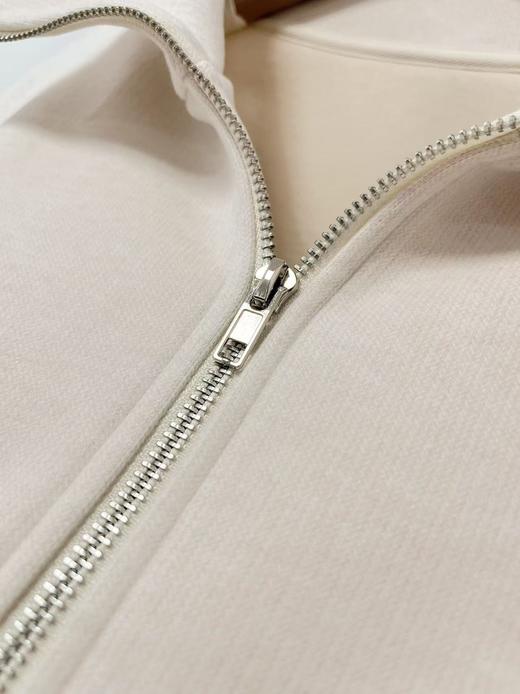 品牌特卖【外套】超好穿！！9010 安迪绒➕4%绵羊毛 中厚休闲卫衣开衫拉链外套-喜出 商品图4