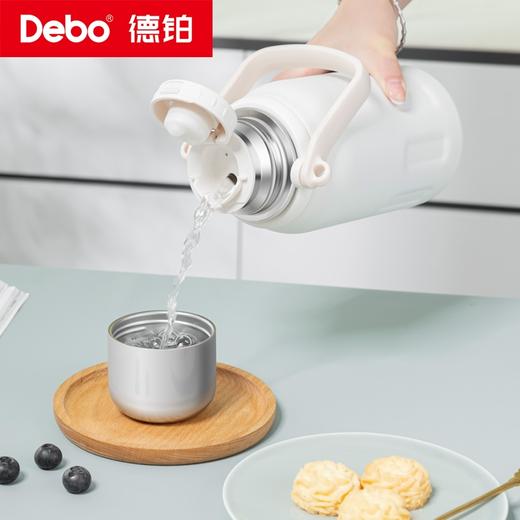 Debo德铂-钛享真空保温杯900ml 316不锈钢材质 大容量随享保温杯（配杯带） 商品图5