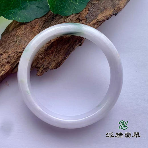 派瑞翡翠 翡翠手镯 糯种 飘花 商品图1