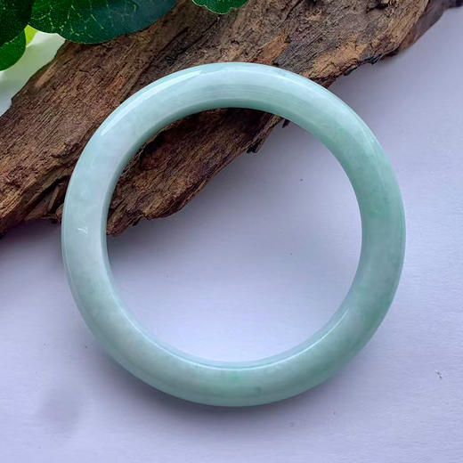 派瑞翡翠 翡翠手镯 糯种 绿色 商品图1