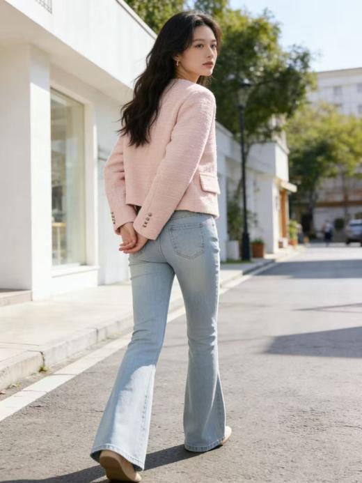 活动爆款【自营】衣周期～815 小香风银色圆扣短款外套-喜出 商品图6