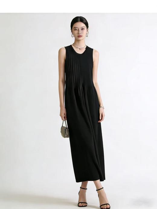 418良粉节|2026 活动爆款【自营】衣周期～（超软糯）0102 针织长款背心连衣裙-喜出 商品图1