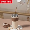 Debo德铂-宝琳娜 杰西卡咖啡杯 专利一盖两用任意切换 316不锈钢一体成型内胆 热茶、冷饮皆保温 商品缩略图3