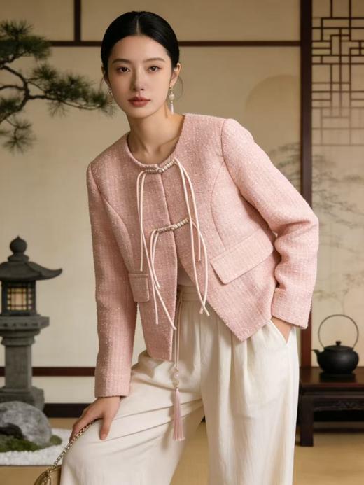 品牌特卖，断码清仓【外套】806新中式小香风外套-喜出 商品图1