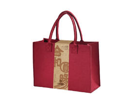 喜运圆缘毛毡包