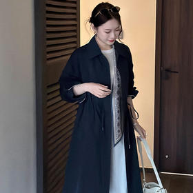 【预售7天】良木礼翻领风衣（1771）