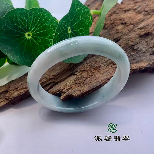 派瑞翡翠 翡翠手镯 糯种 飘花 商品图1