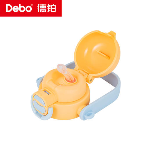 Debo德铂-蒂芙尼保温杯650ml 316不锈钢内胆 安全无异味抗氧耐腐 奶液果汁放心装（配带子） 商品图12