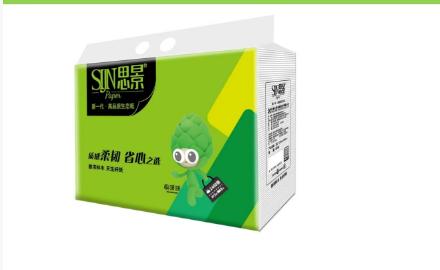 思景抽取式面巾纸 8包 （SJ-2535）【KM】 商品图0