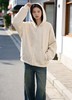 品牌特卖【外套】9021 春季宽松大版中厚防风拉链连帽外套-喜出 商品缩略图2