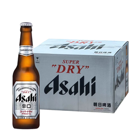 朝日辛口超爽生啤拉格啤酒  4.8%vol 250ml*24瓶