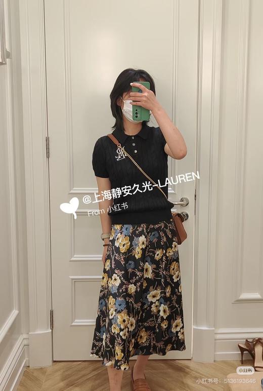 专柜1390在售 拉夫劳伦 polo女士短袖粗针扭绳 商品图8