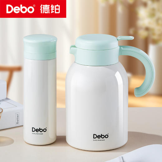 Debo德铂-莱茵斯套装杯壶450+1500ml 304不锈钢长效保温 不生锈不氧化 商品图0