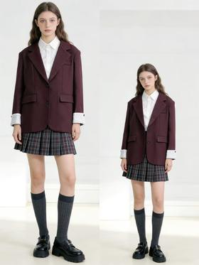 活动爆款【自营】衣周期～806卷边西服外套-喜出