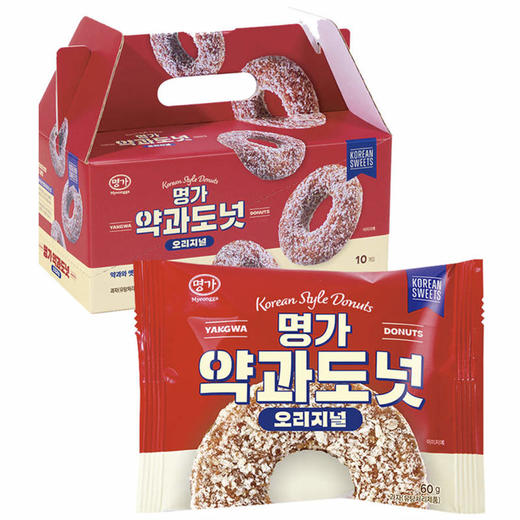 HOJEONG名家甜甜圈原味60g호정 명가 약과도넛 오리지널 商品图0