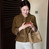 【预售7天】良木礼羊皮翻领外套（腰带）（Q2582112） 商品缩略图11