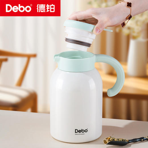 Debo德铂-莱茵斯套装杯壶450+1500ml 304不锈钢长效保温 不生锈不氧化 商品图7