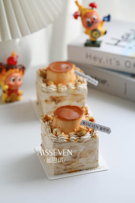 焦糖布丁小方糕