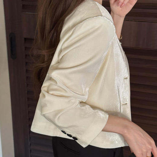 【预售7天】良木礼桑蚕丝外套（3159） 商品图3