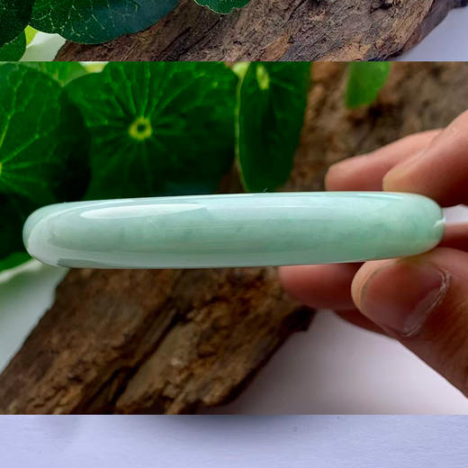 派瑞翡翠 翡翠手镯 糯种 绿色 商品图2
