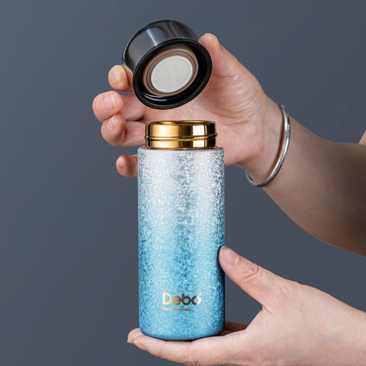 Debo德铂-凯诺覆钛保温杯200ml 口袋里的保温杯 钛覆层内胆 双层真空长效保温 健康随行 商品图5