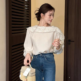 【预售7天】良木礼蕾丝上衣（1159）