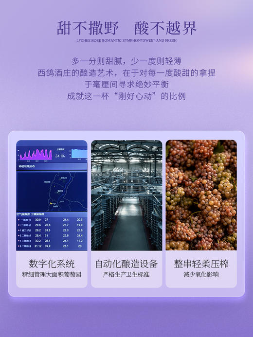 190ml玉鸽锦羽（琼瑶浆）半甜型白葡萄酒 商品图4