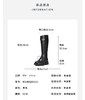 westory2023年新品法式复古时装靴方跟不过膝高筒长靴女W23DQ83221 商品缩略图5